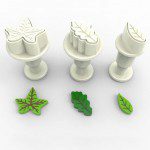 Dekofee Mini Plungers Leaves set/3