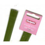 Culpitt Blumendraht / Florist wire in dunkelgrün, 26g