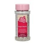 FC Zuckerperlen - Metallic Silber, 4 mm