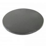 FC Cake Board in schwarz, rund, 25 cm