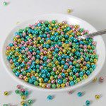 FC Zuckerperlen - Harlekin /bunt, 4 mm 