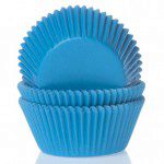 HoM Backförmchen - in mittelblau / Cyan blue