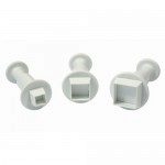 PME Miniature Square Plunger Cutter set/3