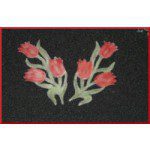 Jem Tulip embroidery, 2-teilig