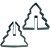Wilton 3D Cookie Cutter Tree Set/2