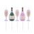 PME Kerzen - Prosecco Set/5