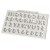 KatySue Mould Mini Domed Alphabet & Numbers