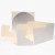 FC Cake Box & Round Cake Card (3mm) 25x25x15 cm