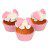 FC Zuckerdekorationen Baby Füße Set rosa Set/16