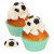 FC Dekorationen aus Zuckerpaste Fußball Set/8