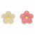 FC Marzipan Dekorationen Margeriten Set Weiß/Rosa