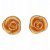 FC Marzipan Dekorationen Goldene Rosen Set 6-teilig