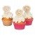 FC - Marzipan Dekorationen Silberne Rosen Set 6-teilig