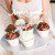 PartyDeco Cupcake Topper Love - Silber 6-teilig