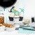 PartyDeco Cake Topper Dinosaurier 10,5-20cm - Set 5-teilig